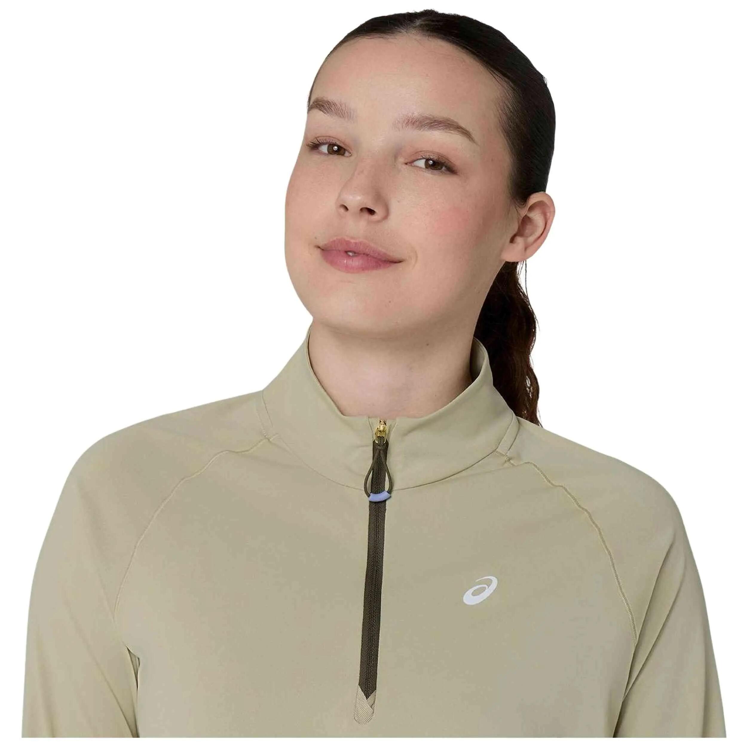 T-shirt à manches longues Asics modèle Camiseta ASICS Nagino Run Qua pour femmes 4/5