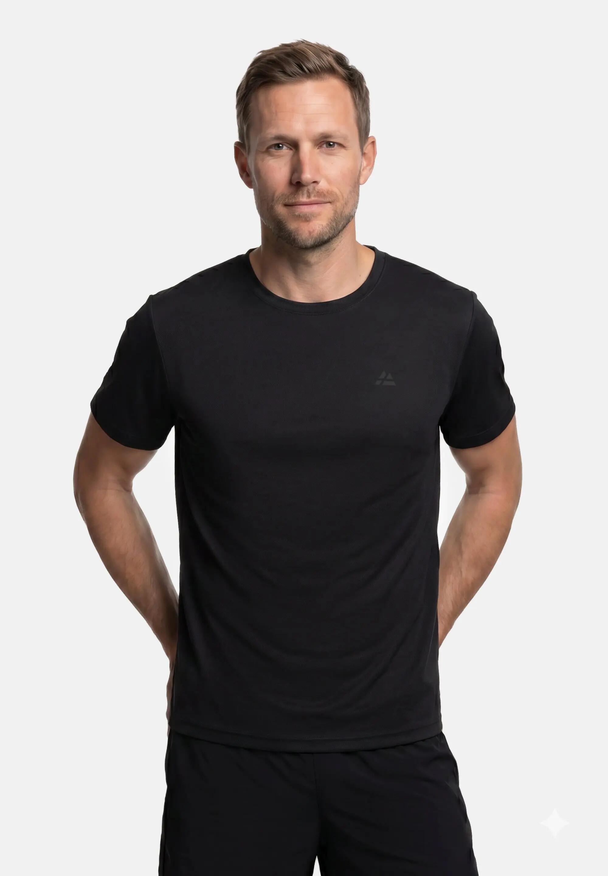 Herren Leichtes Mesh Lauf-T-Shirt Recyceltes Polyester Polygiene 2/5