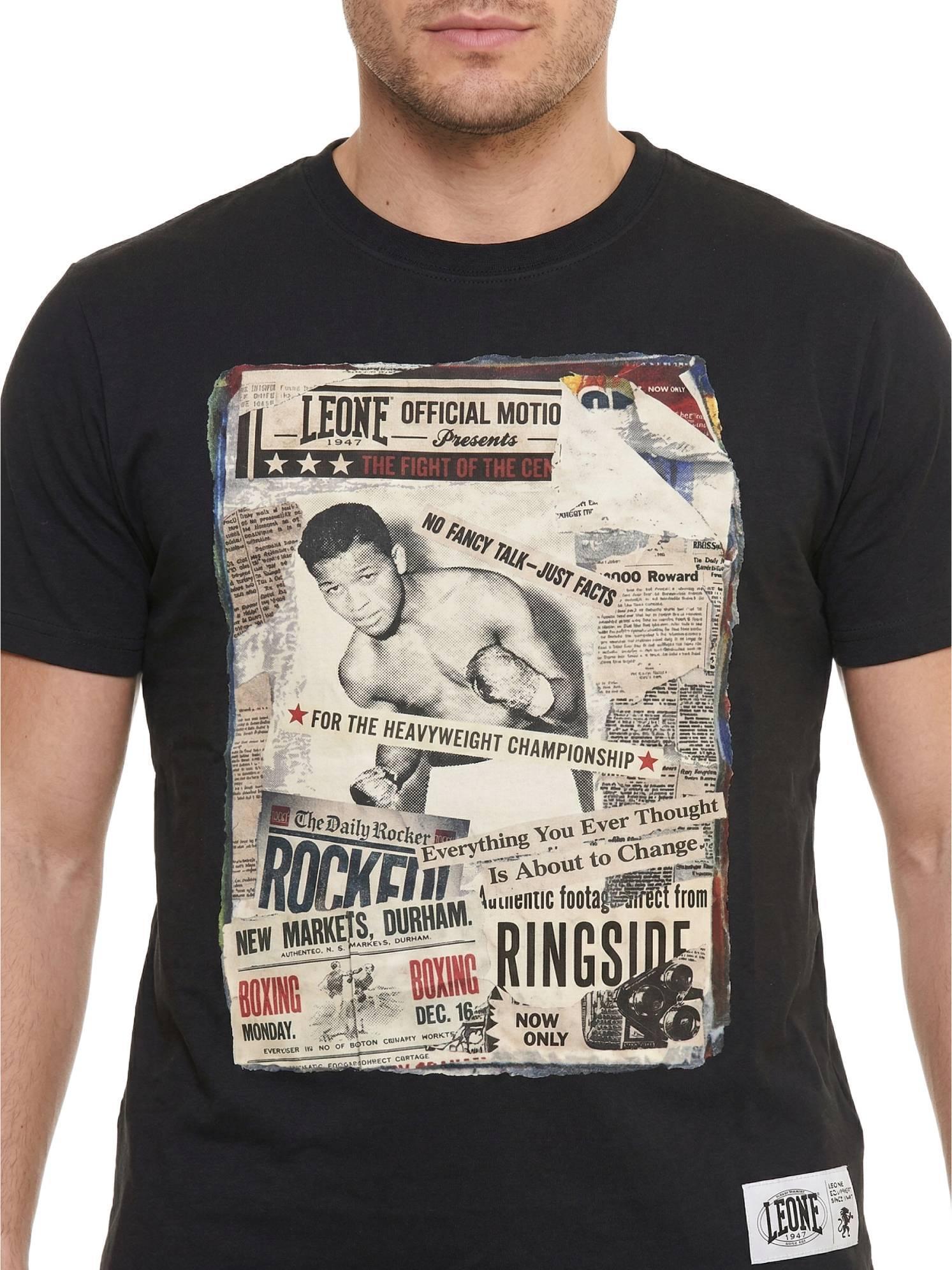 Camiseta masculina Leone 1947 com estampa arrojada. Estilo urbano e esportivo. 3/5