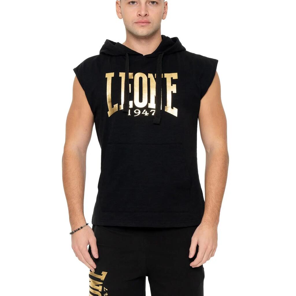 Man hoody sleeveless Gold