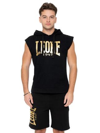 Sweat à capuche sans manches doré pour homme