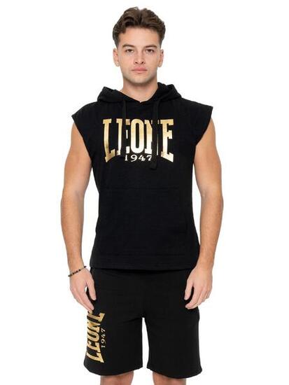 Sweat à capuche sans manches doré pour homme