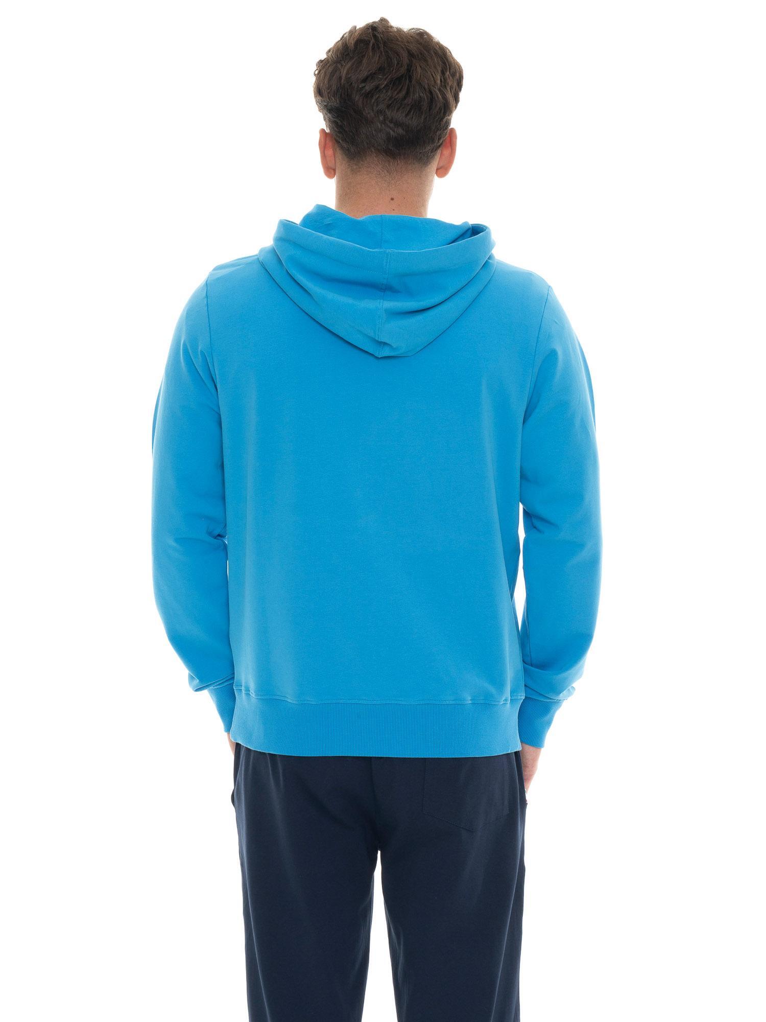 Felpa con cappuccio da uomo con logo grande 4/5