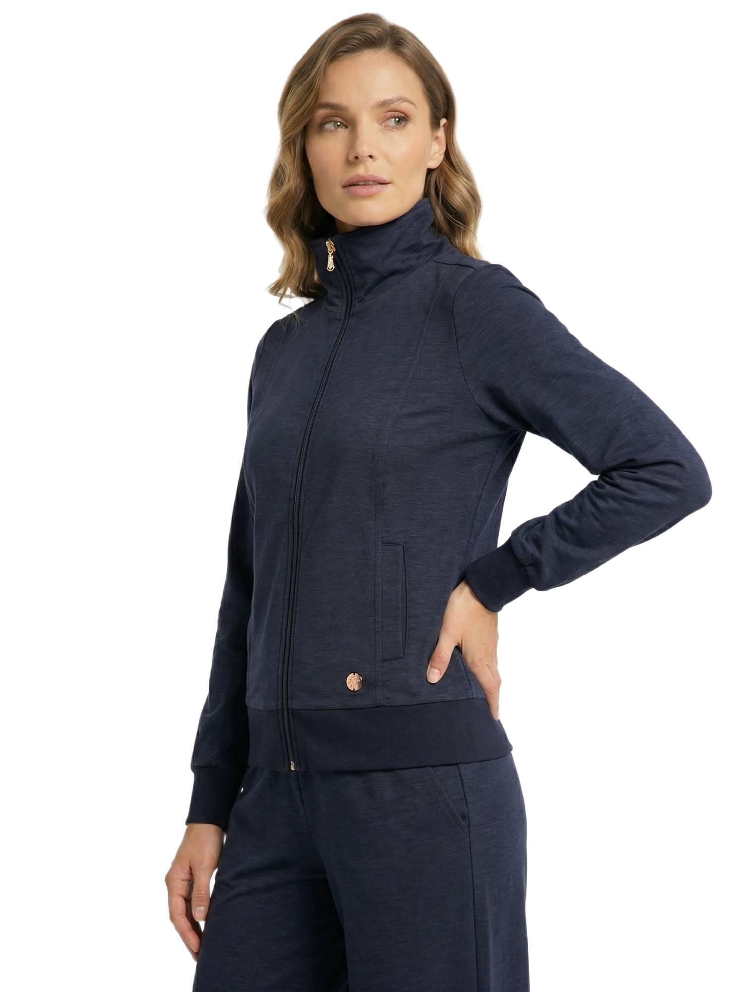 Damen-Sweatshirt mit Reißverschluss im urbanen Safari-Stil 5/5