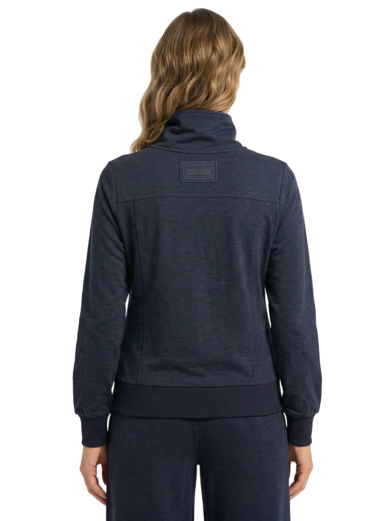 Damen-Sweatshirt mit Reißverschluss im urbanen Safari-Stil 4/5