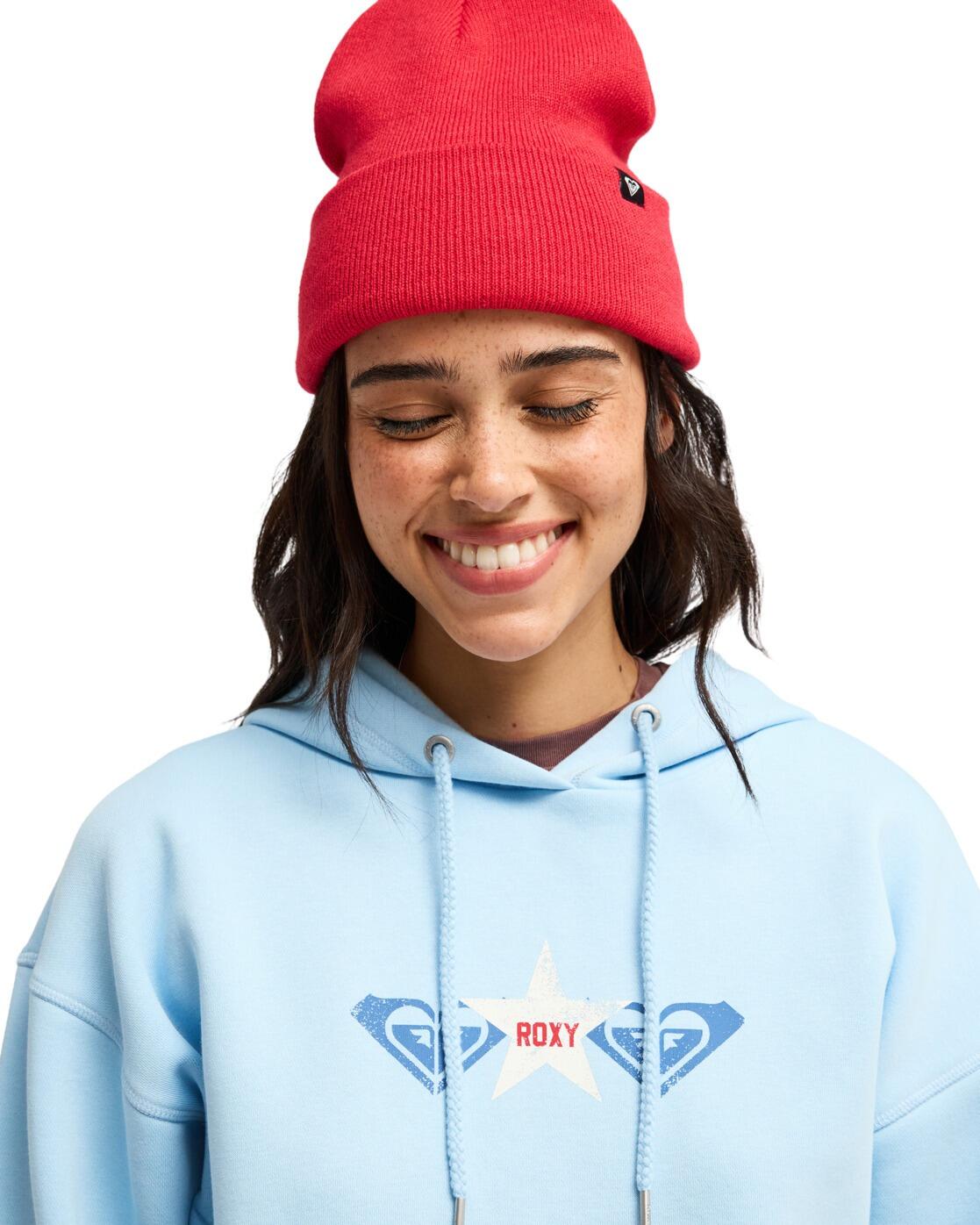 Sweat capuche décontracté PERFECT PLACE BRUSHED Bleu Femme 4/4