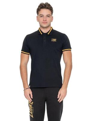 Heren gouden piqué poloshirt