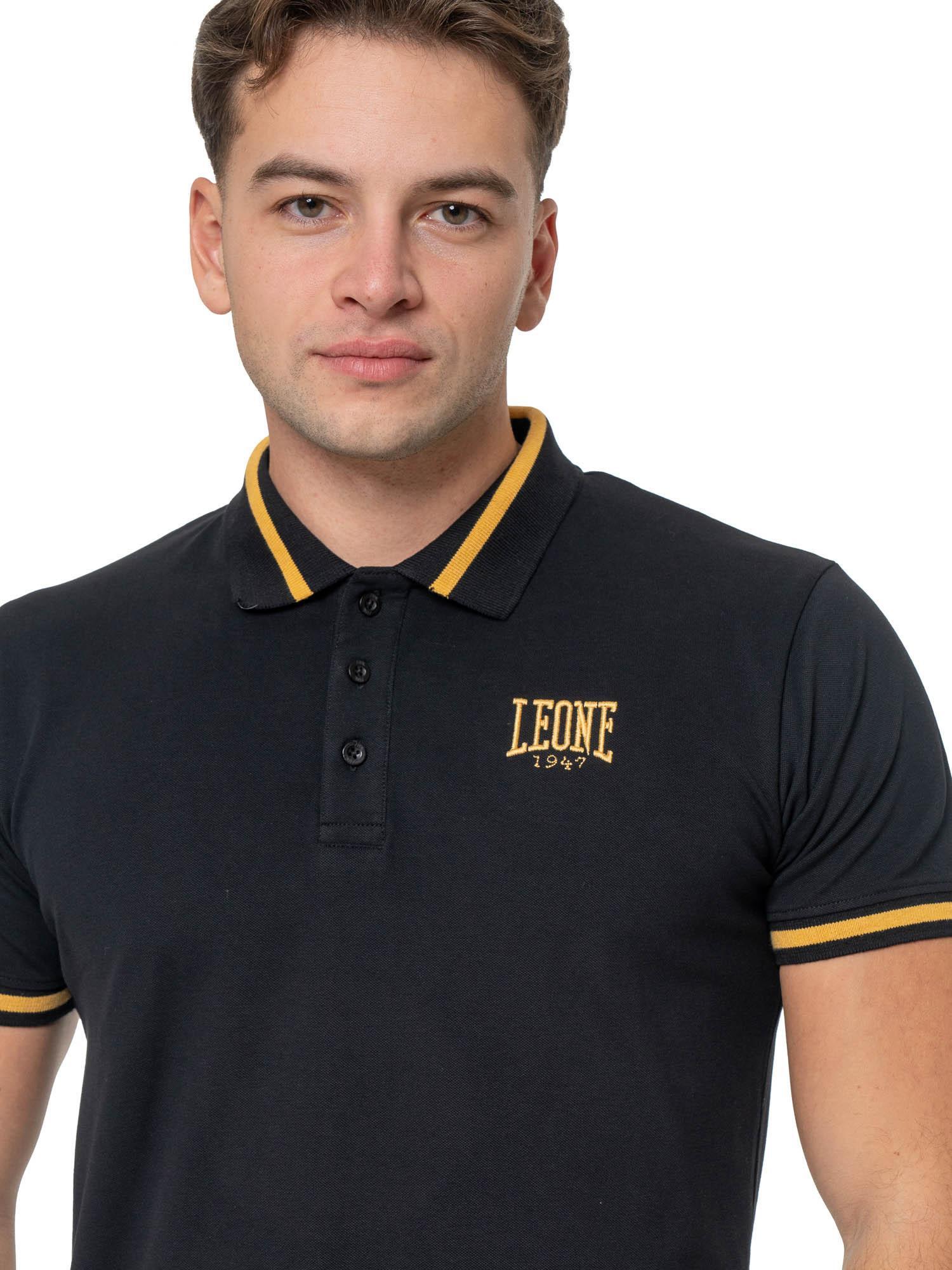 Polo piqué doré pour homme 5/5
