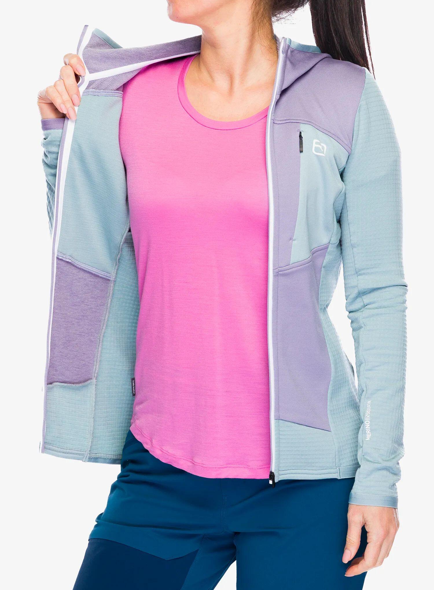 Bluza z kapturem damska Ortovox Fleece Grid Hoody 6/7