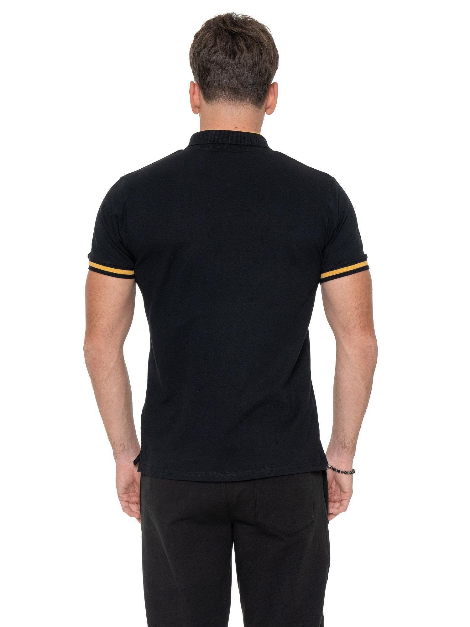 Polo piqué doré pour homme 4/5