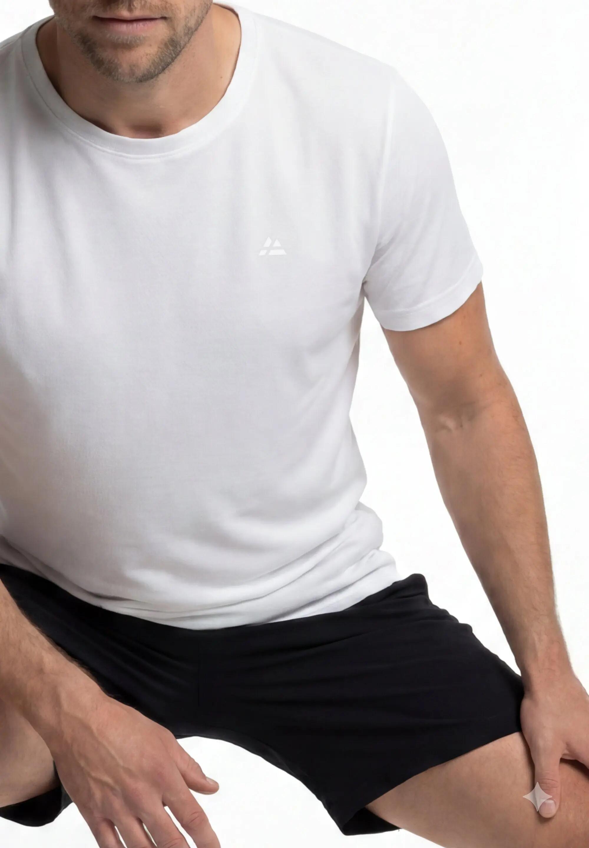 T-shirt da running in mesh leggero uomo poliestere riciclato Polygiene 4/5