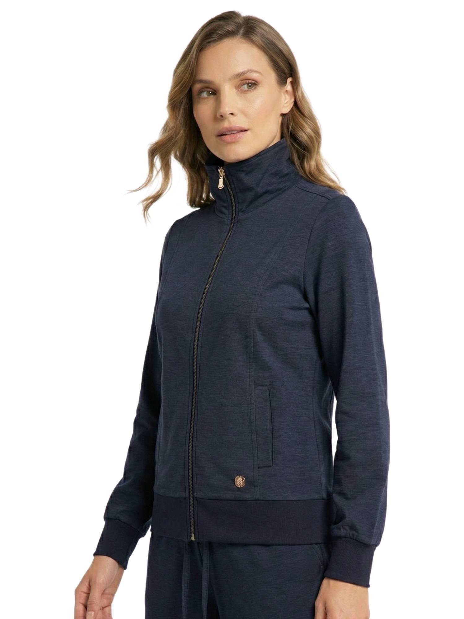 Damen-Sweatshirt mit Reißverschluss im urbanen Safari-Stil 2/5