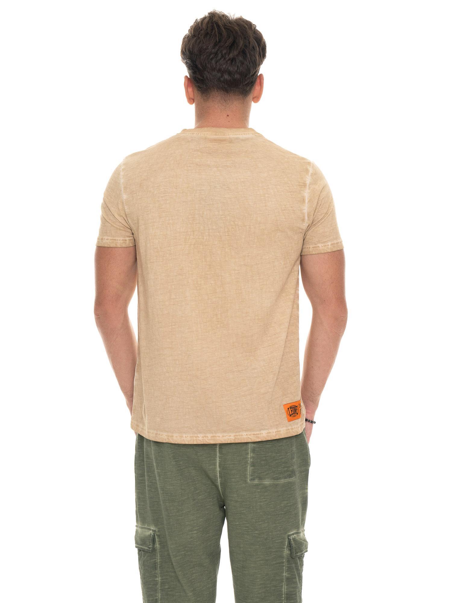 Camiseta de manga corta para hombre con efecto desgastado 4/5