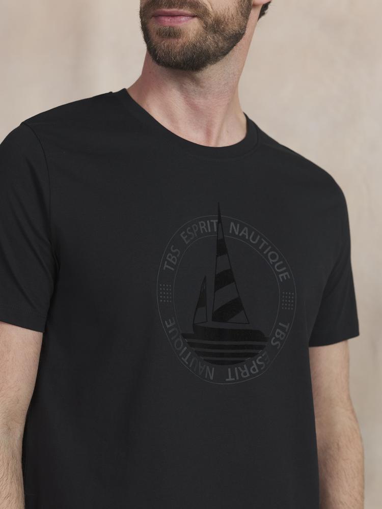 T-shirt - Sport - Homme - Manches courtes, col rond - BRIANTEE - Noir 3/5