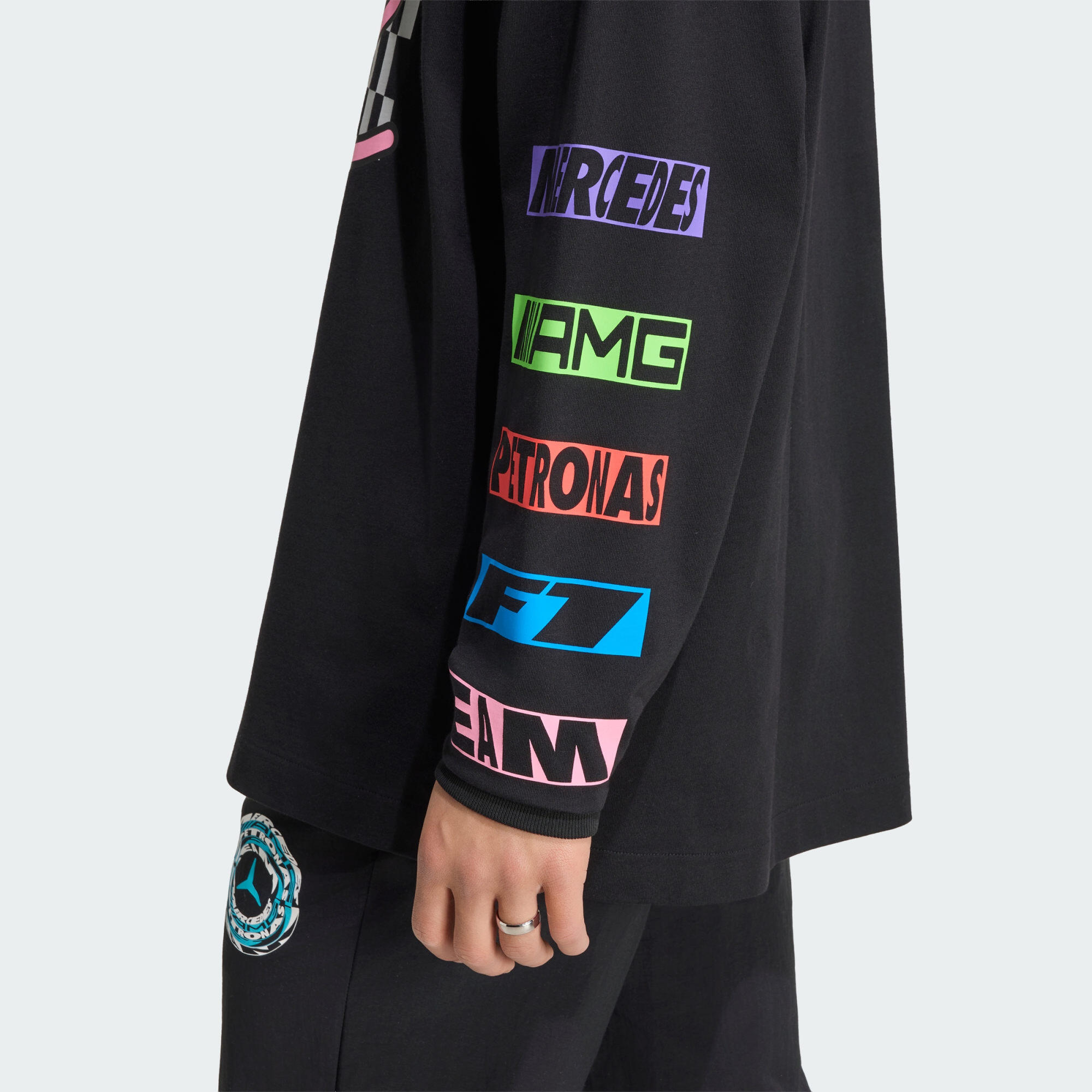 KOSZULKA MERCEDES - AMG PETRONAS FORMULA 1 TEAM LIGHTS ON LONGSLEEVE 5/5