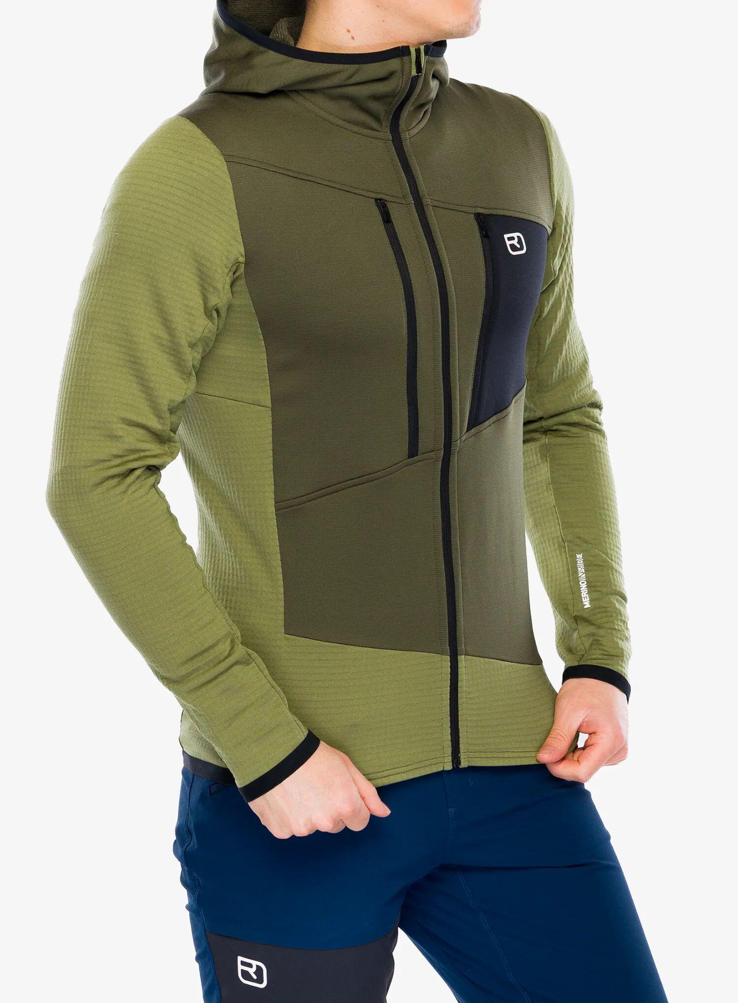 Bluza z kapturem męska Ortovox Fleece Grid Hoody 3/7