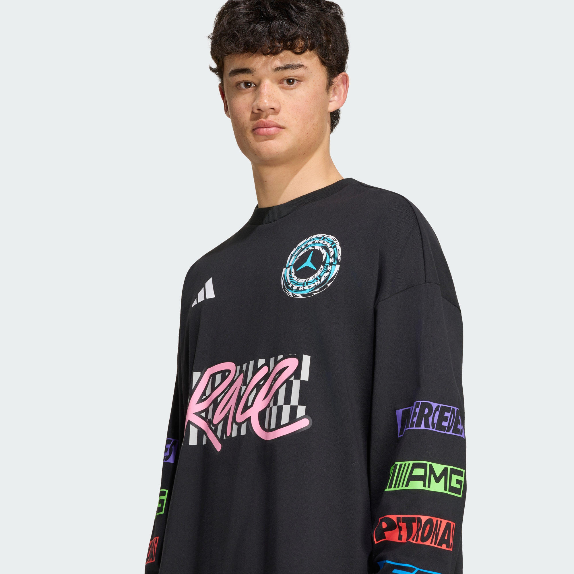 KOSZULKA MERCEDES - AMG PETRONAS FORMULA 1 TEAM LIGHTS ON LONGSLEEVE 4/5