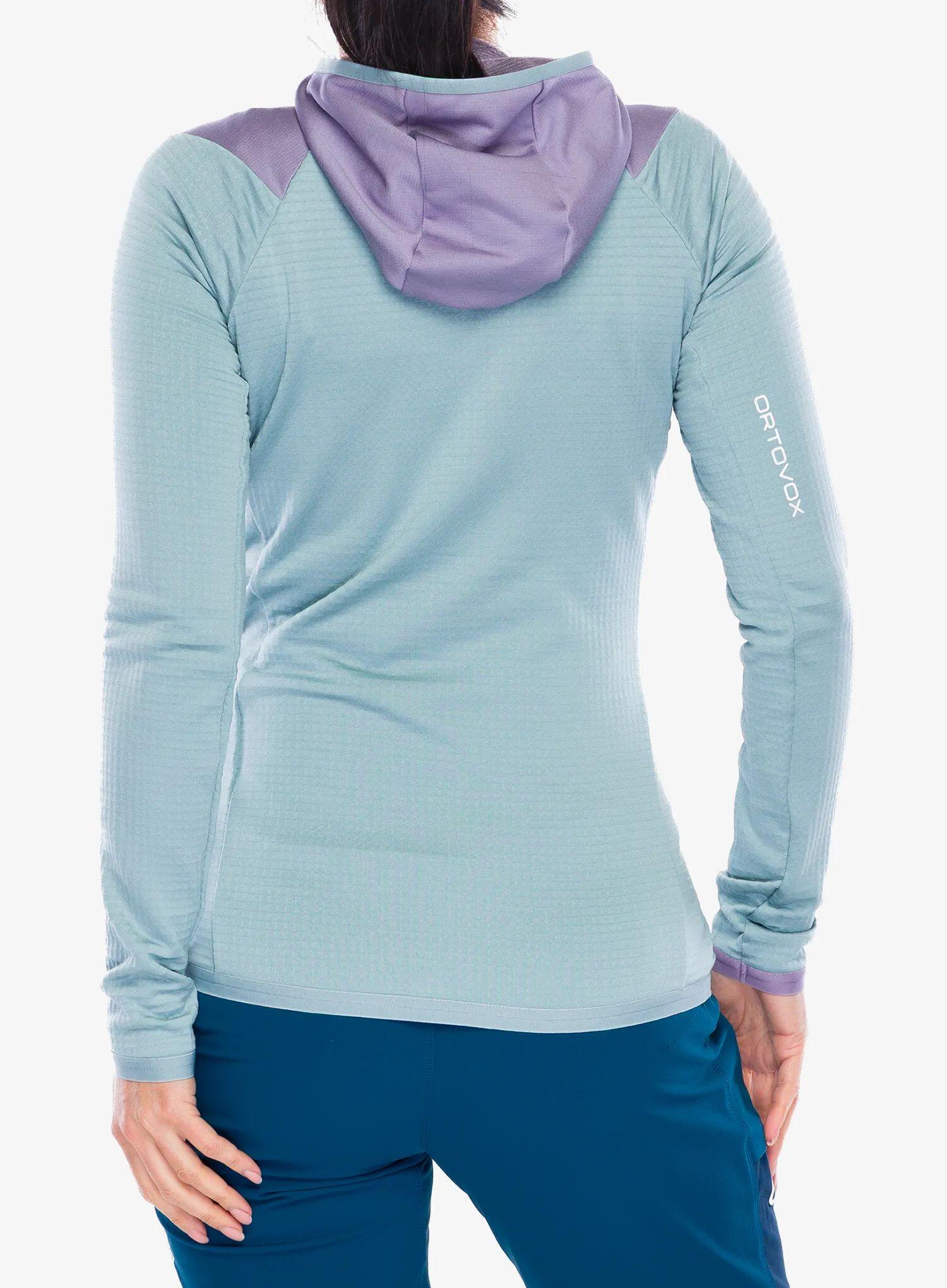 Bluza z kapturem damska Ortovox Fleece Grid Hoody 2/7