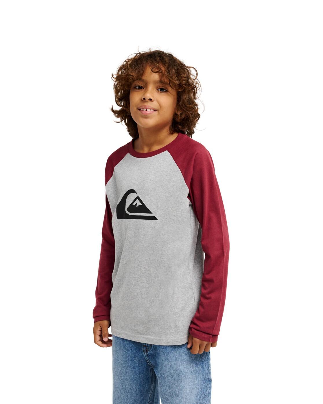 T-shirt met Lange Mouwen EV COMP RAGLAN Rot Jongens 8-16 3/4