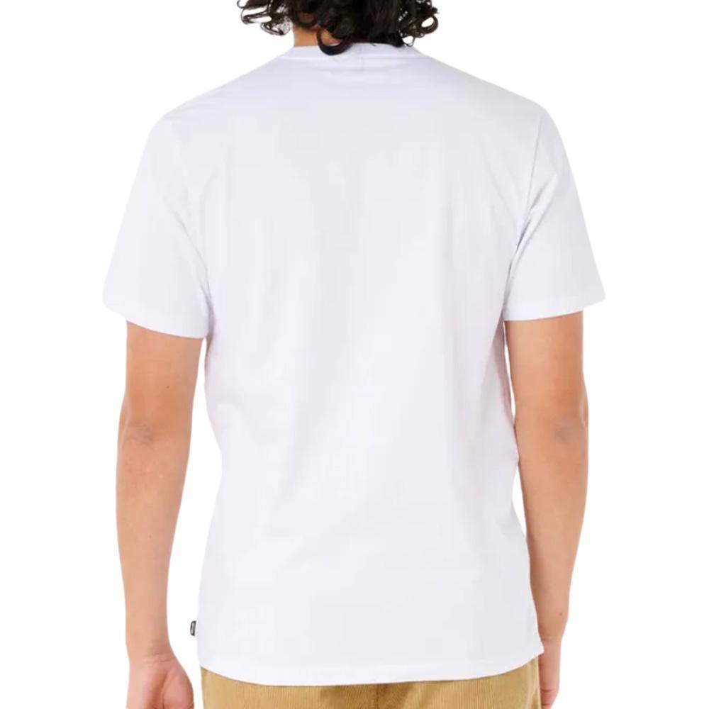T-Shirt Uomo Rip Curl Hibiscus Bianco 2/2