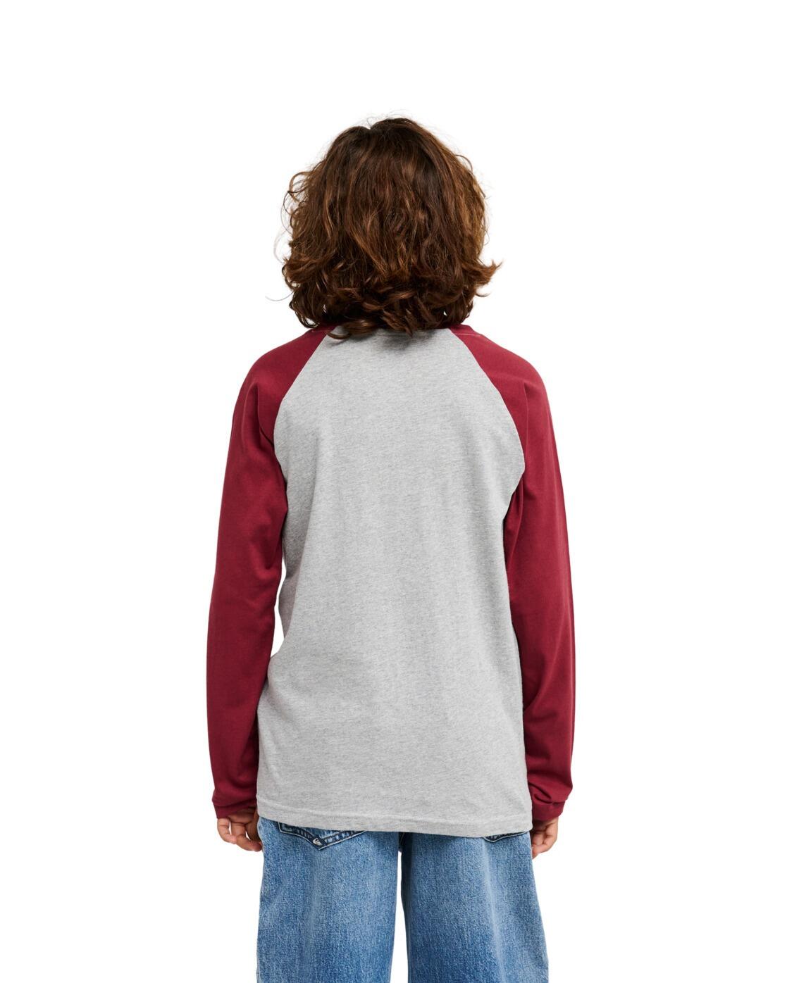 T-shirt met Lange Mouwen EV COMP RAGLAN Rot Jongens 8-16 2/4