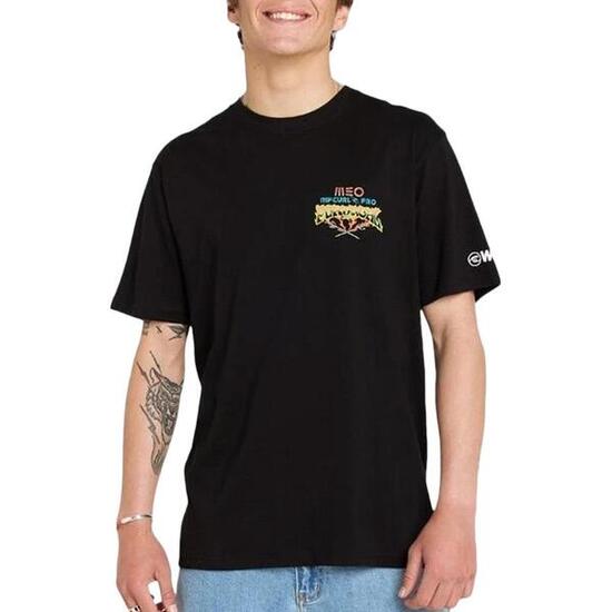 T-Shirt Noir Homme Rip Curl Meo