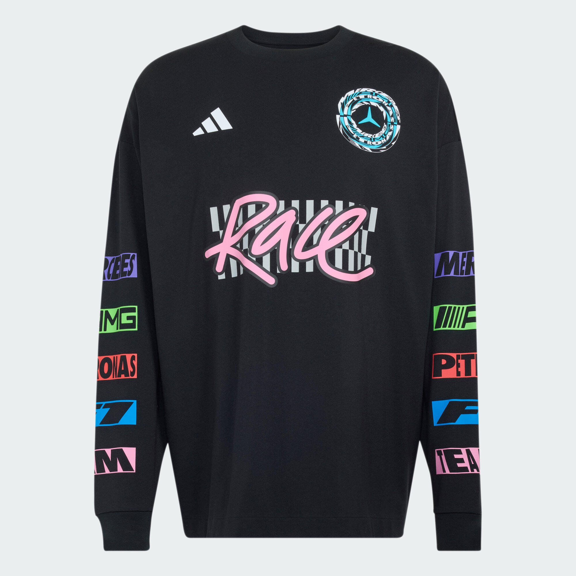 KOSZULKA MERCEDES - AMG PETRONAS FORMULA 1 TEAM LIGHTS ON LONGSLEEVE 2/5