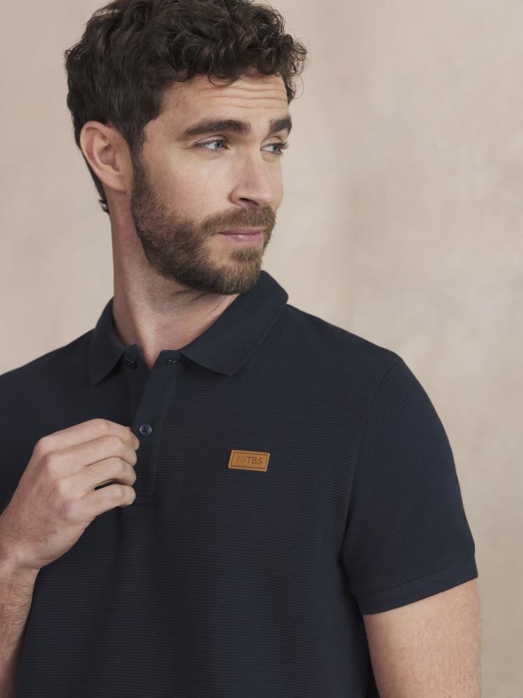 Polo manches courtes - Homme - Ajusté - JORELPOL - Bleu 3/5