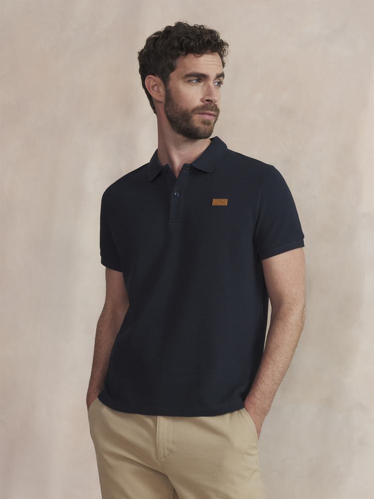 Polo manches courtes - Homme - Ajusté - JORELPOL - Bleu 2/5