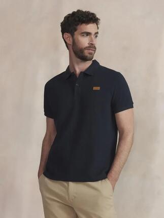 Polo - Homme - Manches courtes, coupe ajustée - JORELPOL - Marine