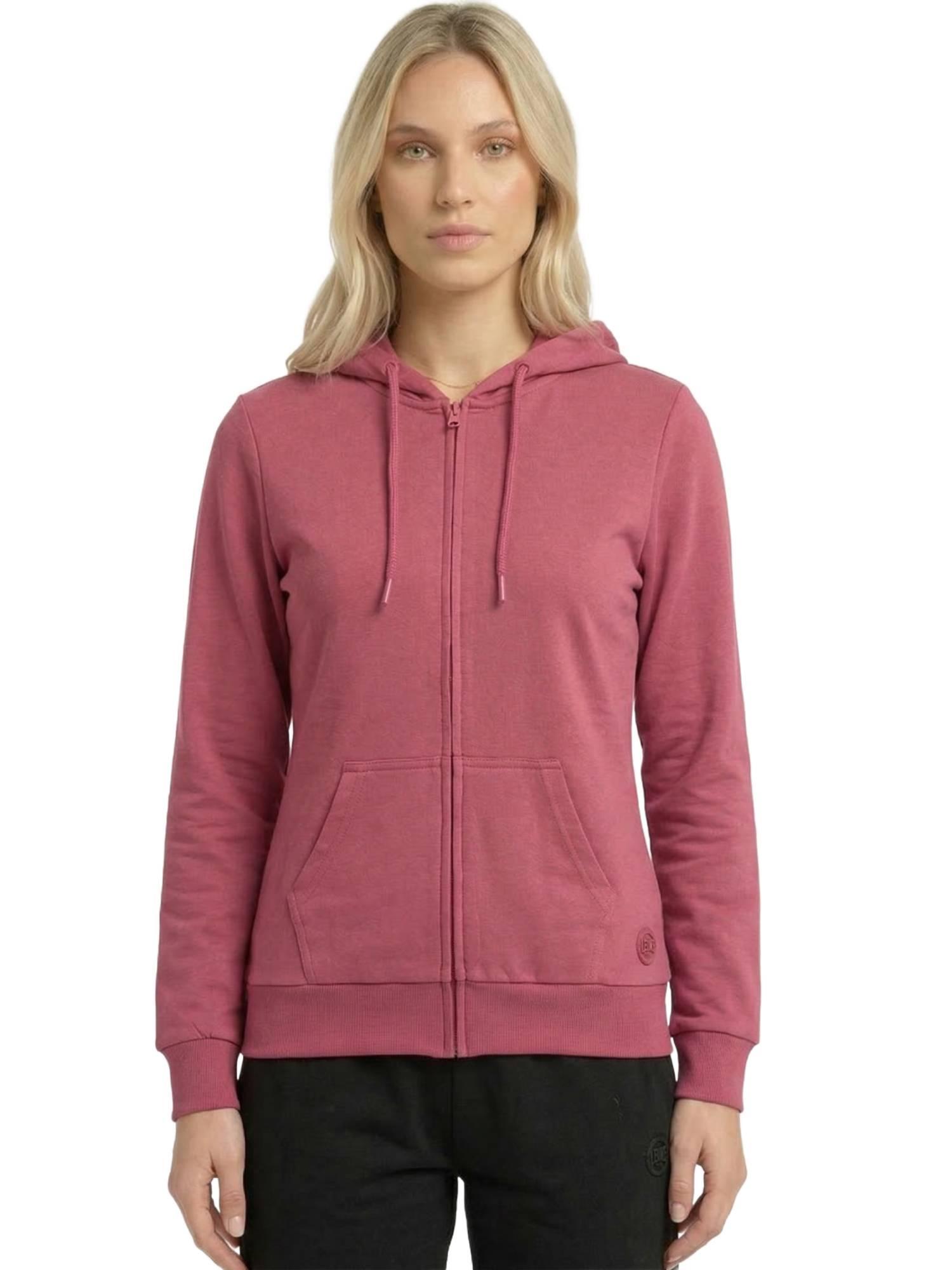 Bluza damska z kapturem zapinana na zamek Never Without