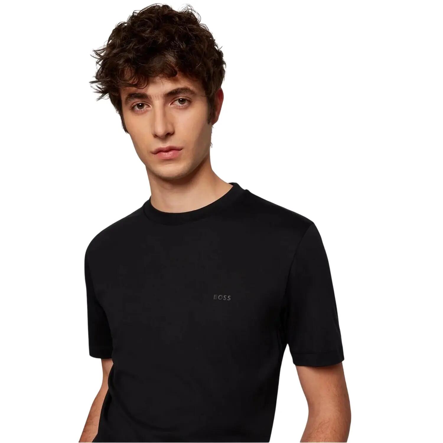 Maglietta Logo Uomo Boss Hbb Thompson Nero 4/4