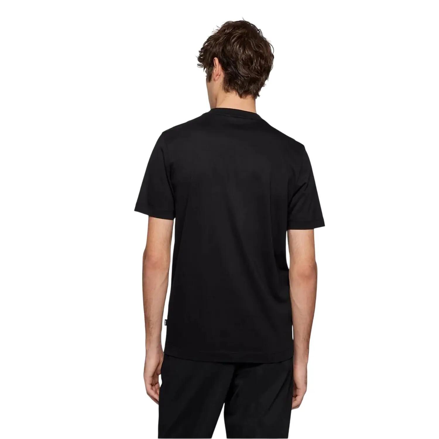 Maglietta Logo Uomo Boss Hbb Thompson Nero 3/4