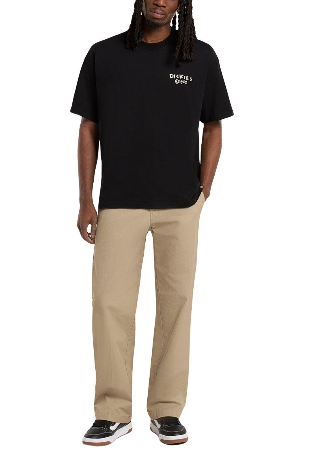 T-shirt - sportkleding - heren - ruim model met ronde hals - Sneedville - zwart 2/3