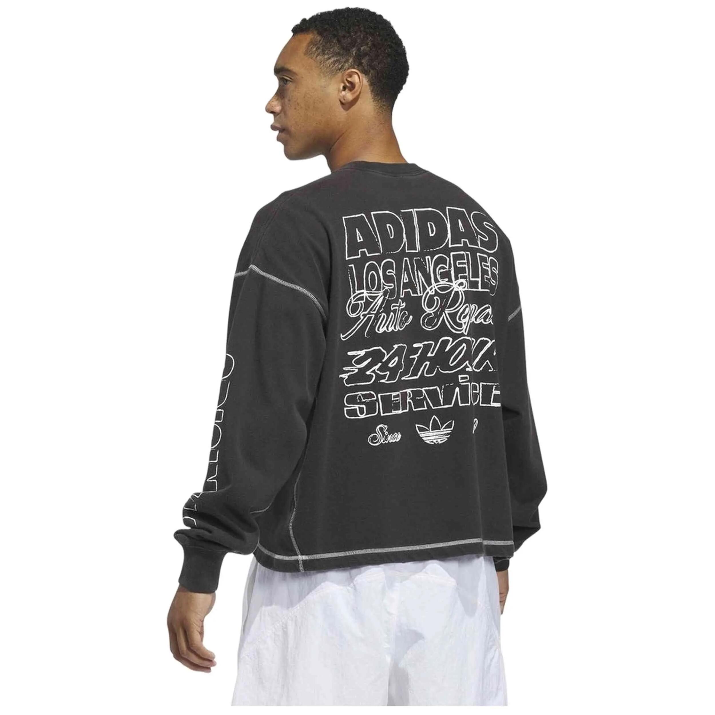 T-shirt à manches longues Adidas modèle JX6140 pour unisexe 5/5