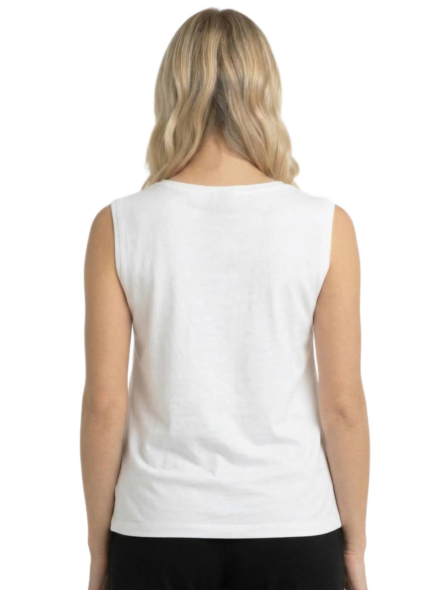 T-shirt sans manches élégant pour femme 4/5