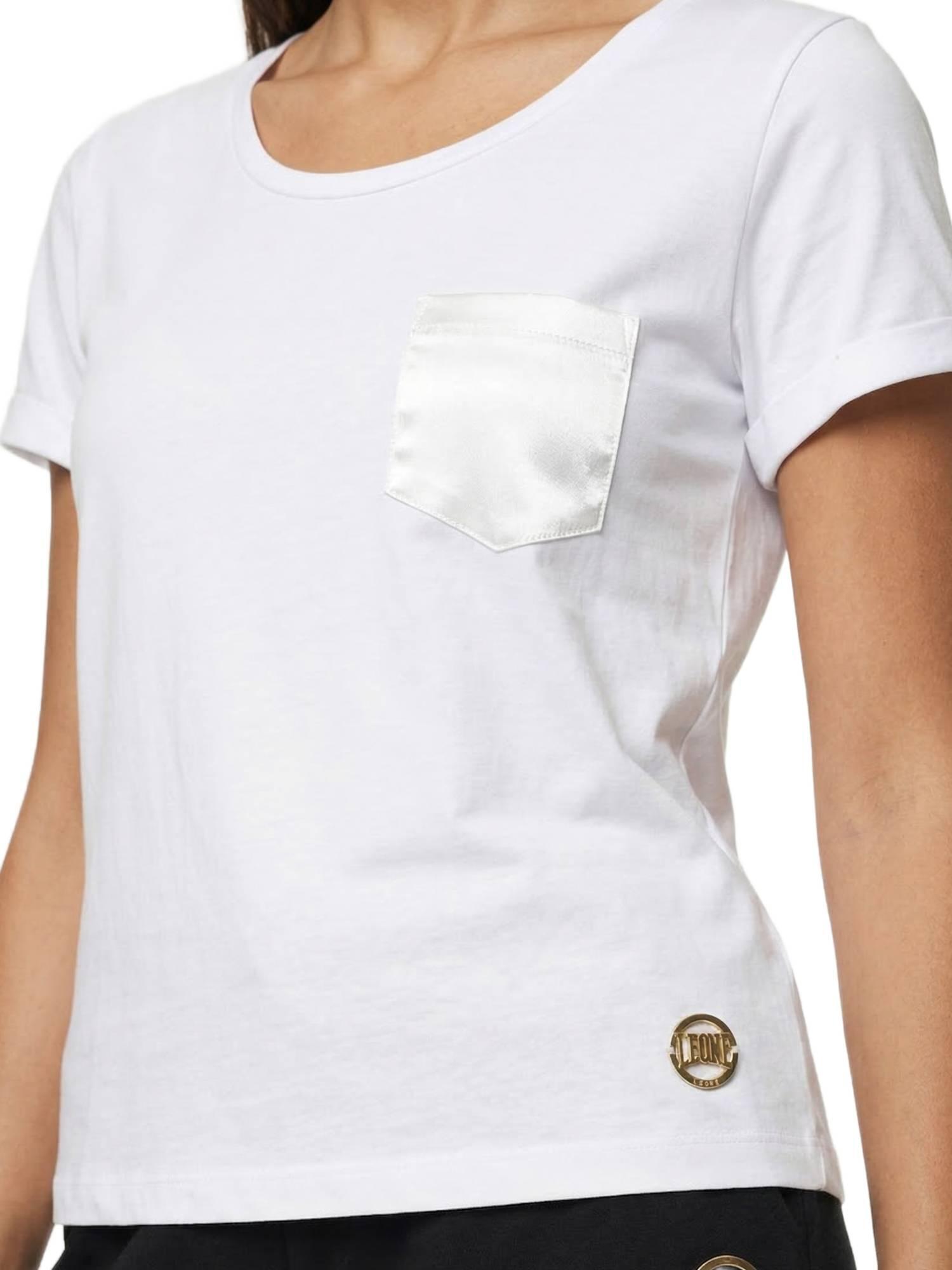 Elegancki damski T-shirt z krótkim rękawem 3/5