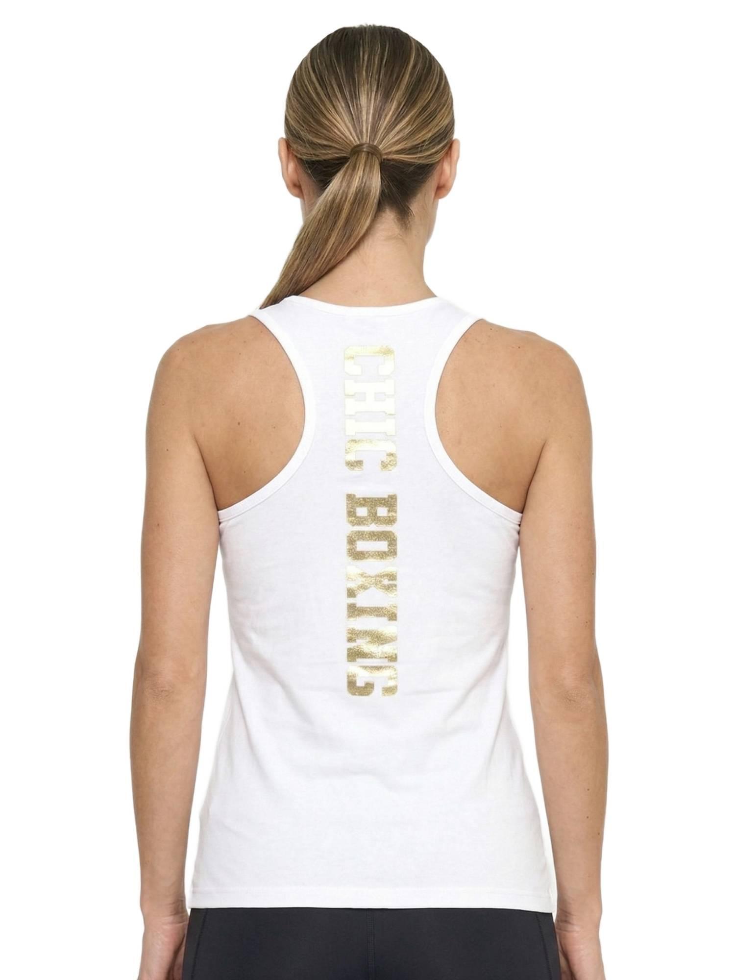 Camiseta sin mangas Active Gold para mujer 4/5