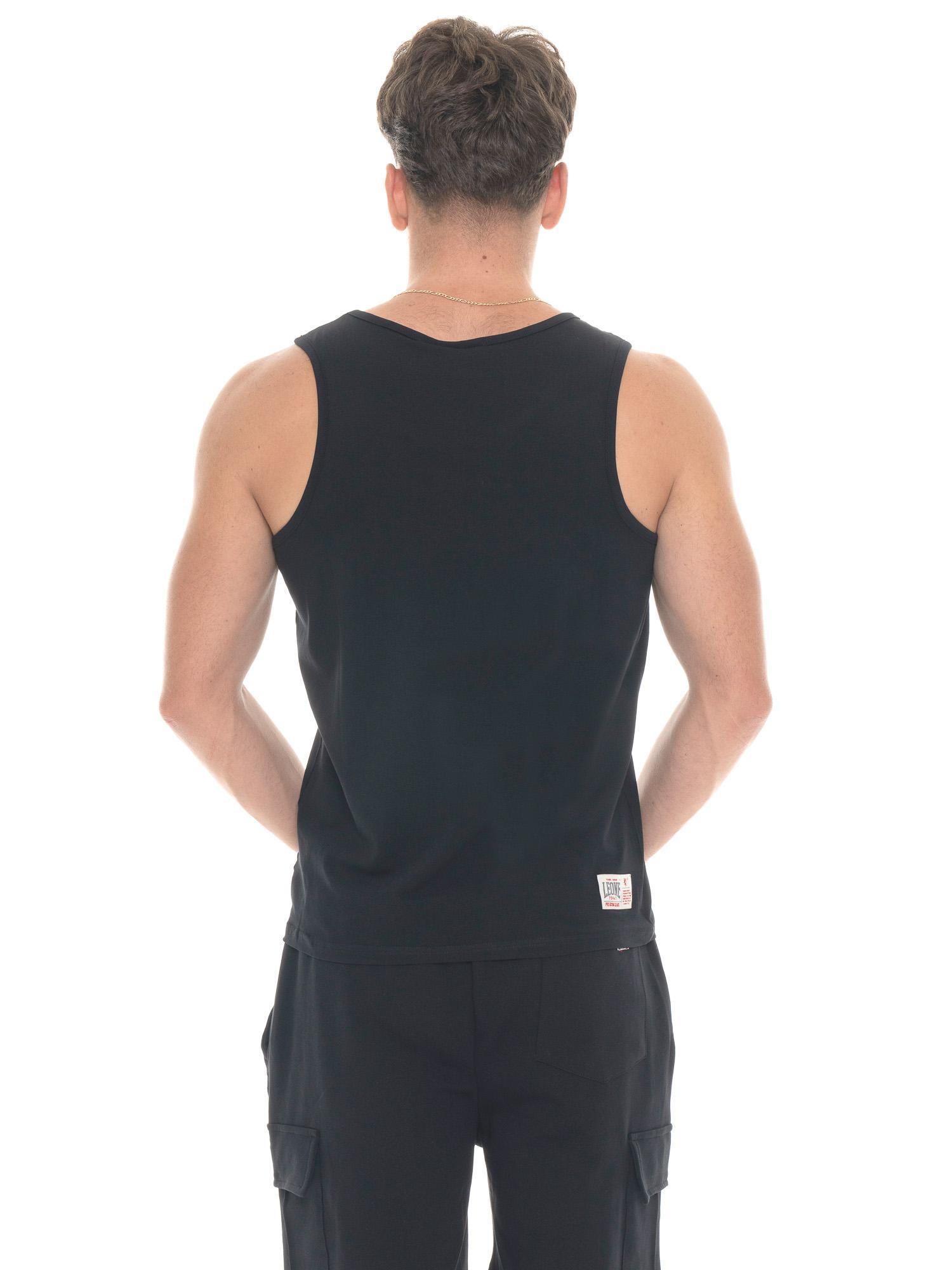 Leone 1947 Tanktop mit großem Boxlogo. Markantes Design fürs Training. 4/5