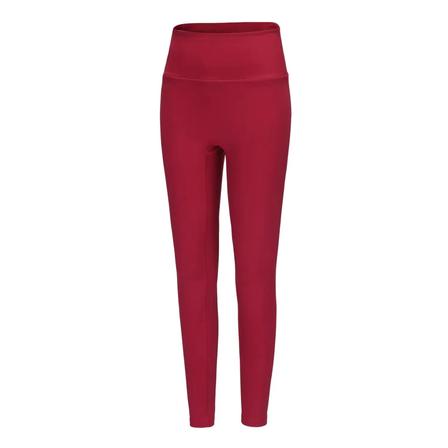 Womens/Ladies Base Layer Leggings (Burgundy) 3/3