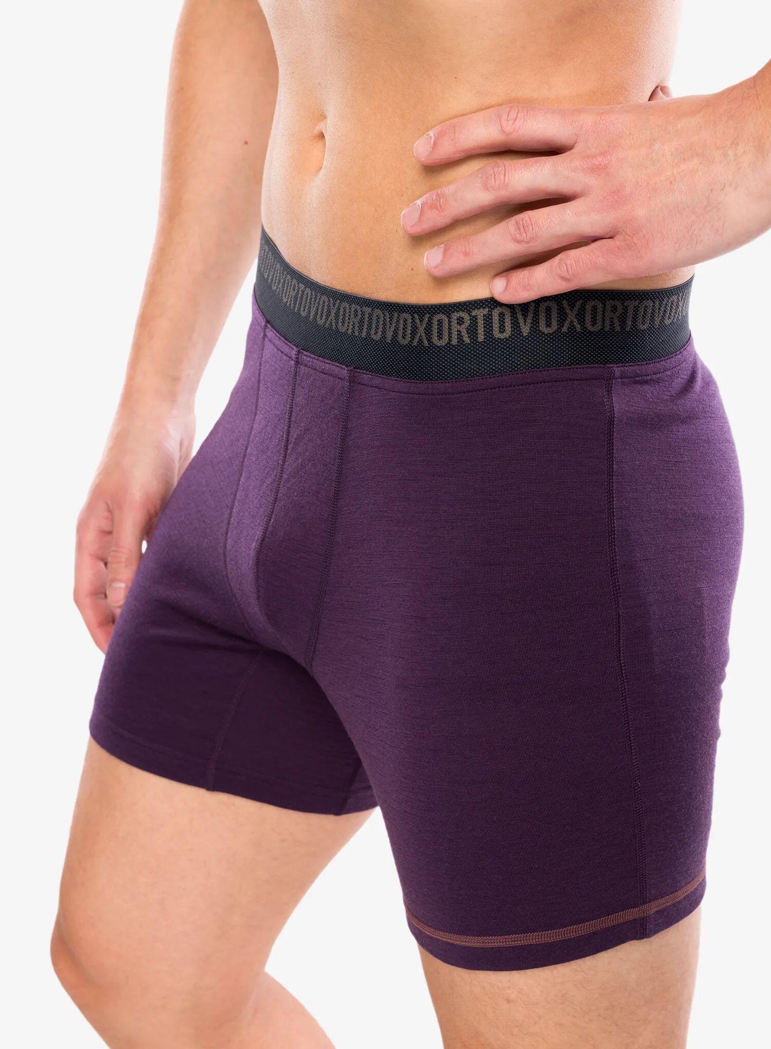 Bokserki termoaktywne męskie Ortovox 185 Rock N Wool Boxer 6/6