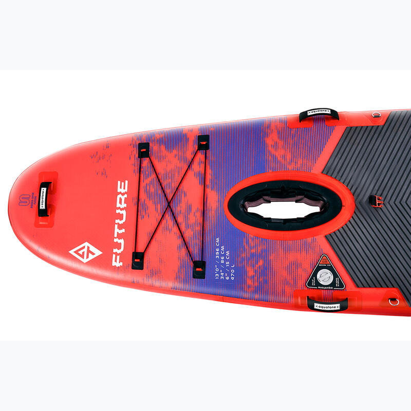 Set placă SUP gonflabilă Aquatone Future 2+1 Multi Persoană 13'0"