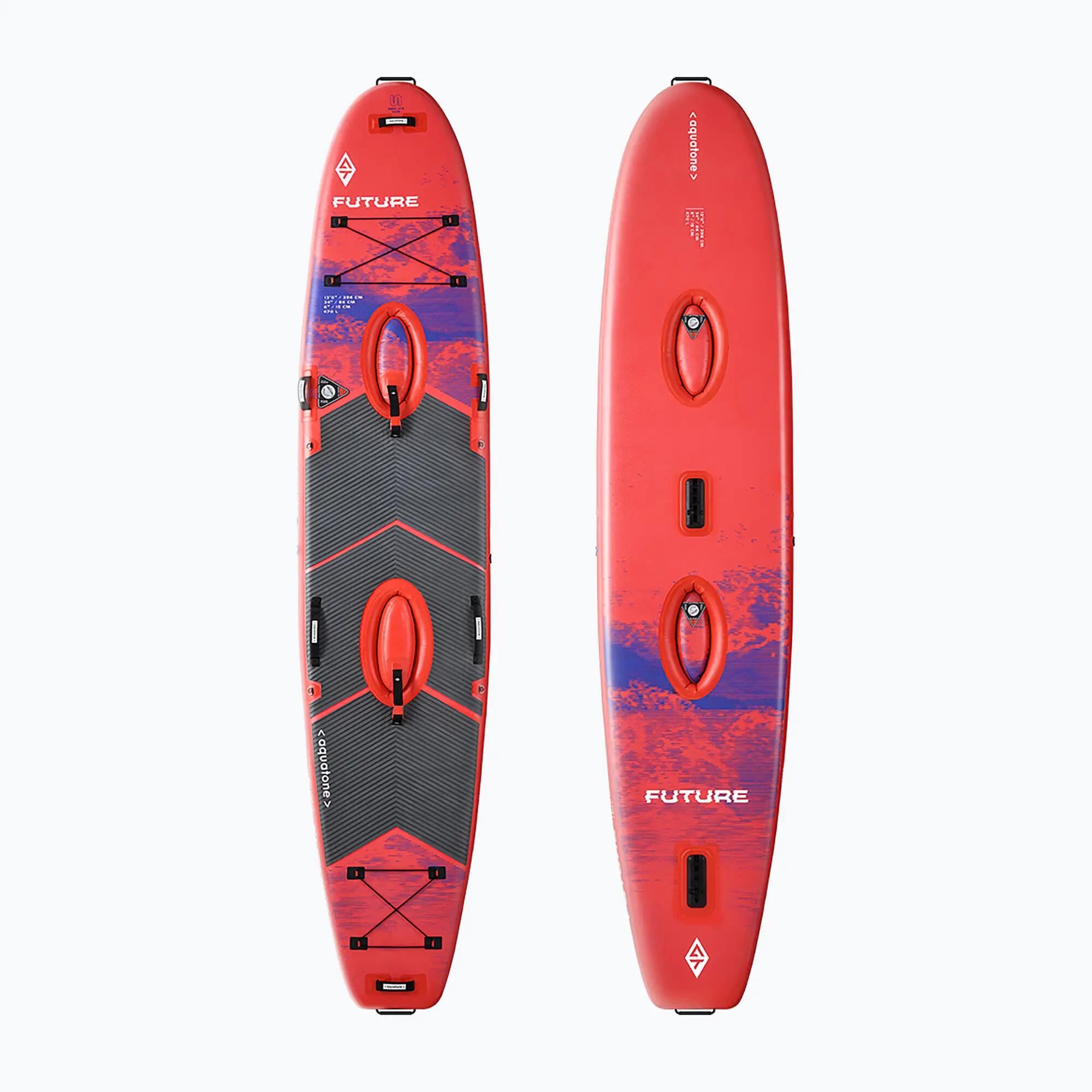 Zestaw deska SUP pompowana Aquatone Future 2+1 Multi Person 13'0" 2/7