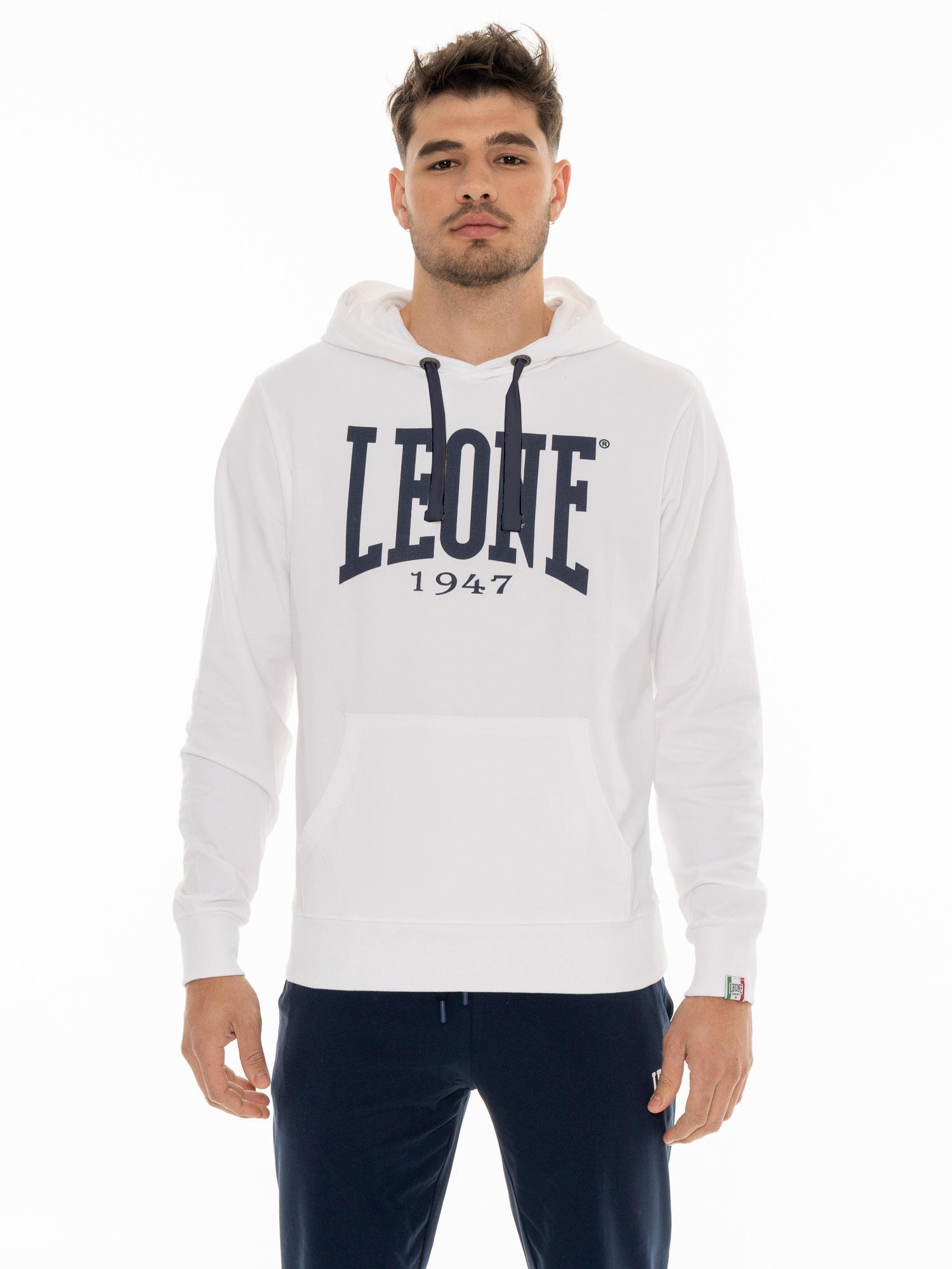 Męska bluza z kapturem z dużym logo