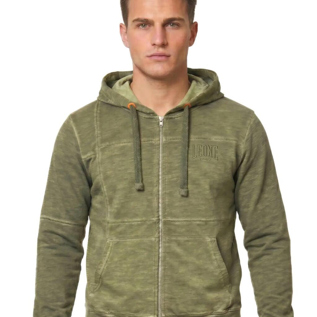 Men's Old Wash Zip-Up Hoodie