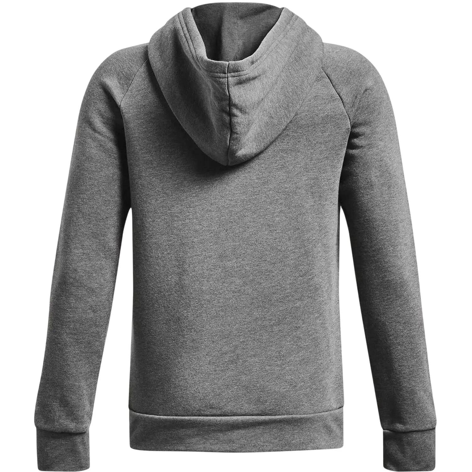 Boys Rival Fleece Overhead Raglan Hoodie (Light Grey Heather Marl) 2/2