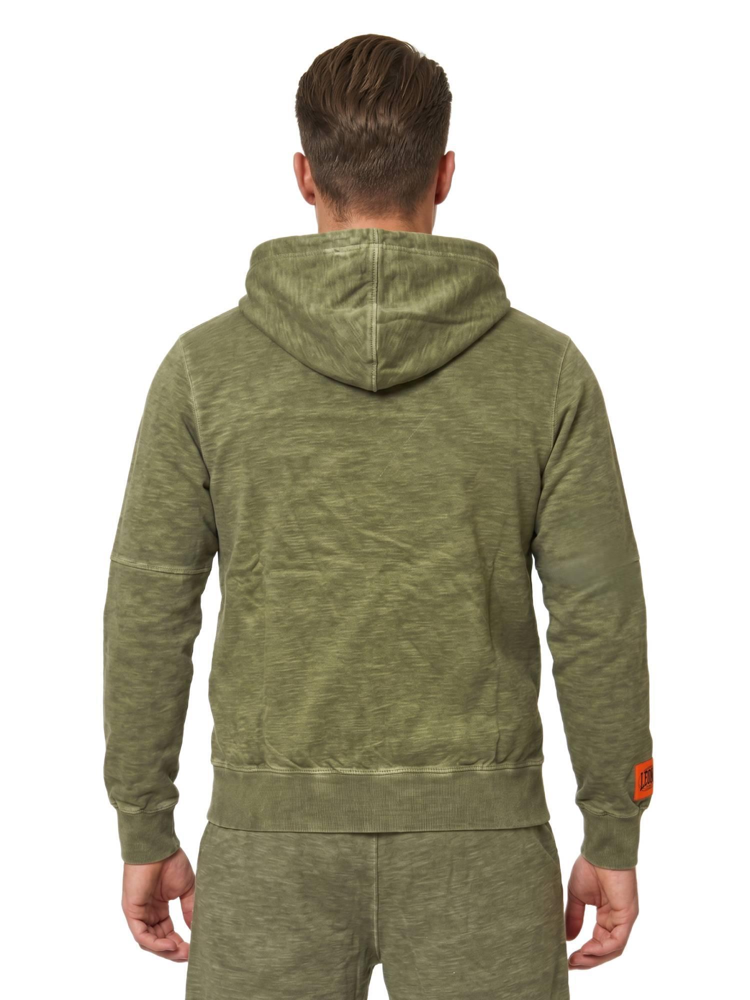 Sweat à capuche zippé Old Wash pour homme 4/5