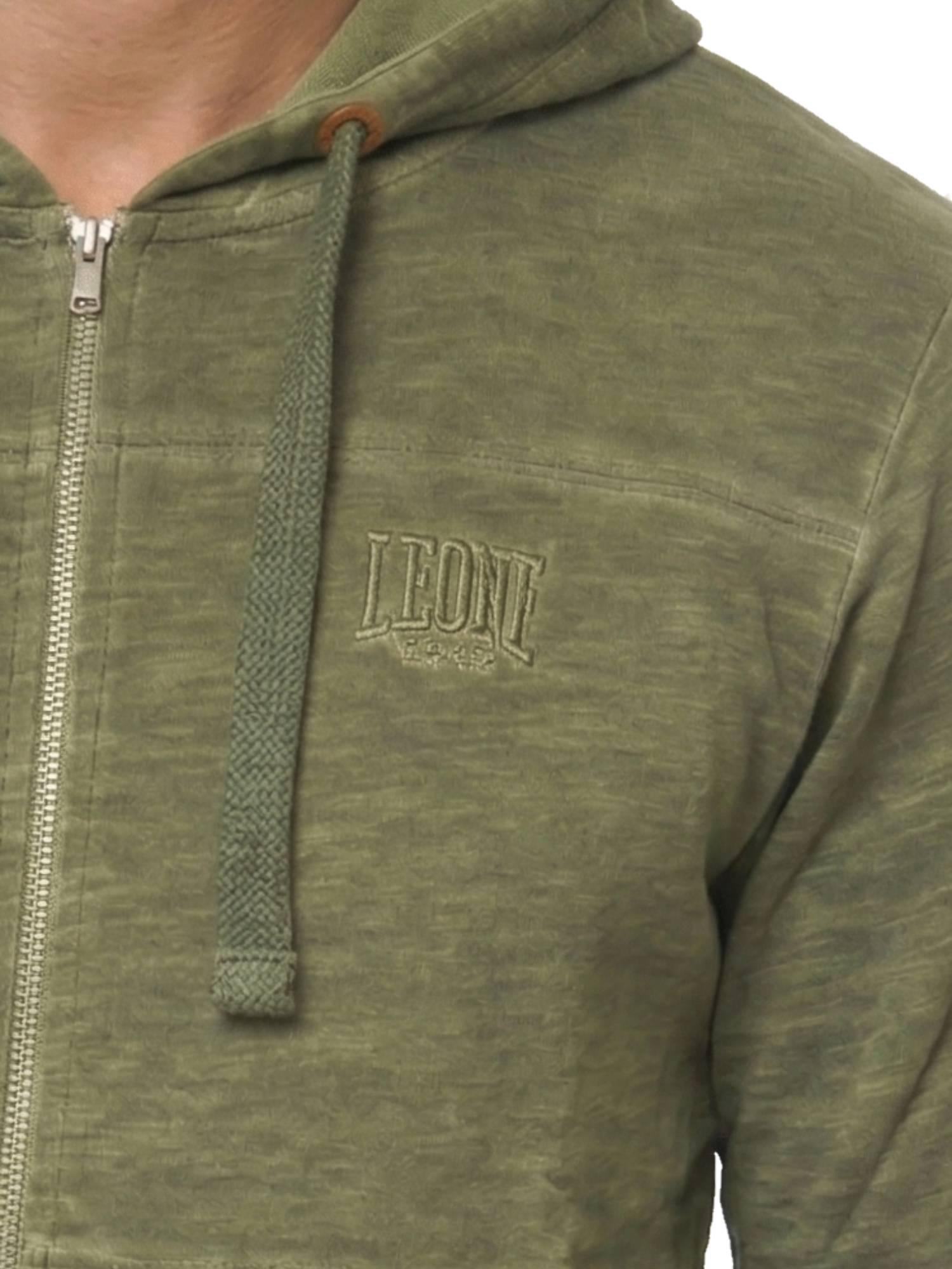 Sweat à capuche zippé Old Wash pour homme 3/5