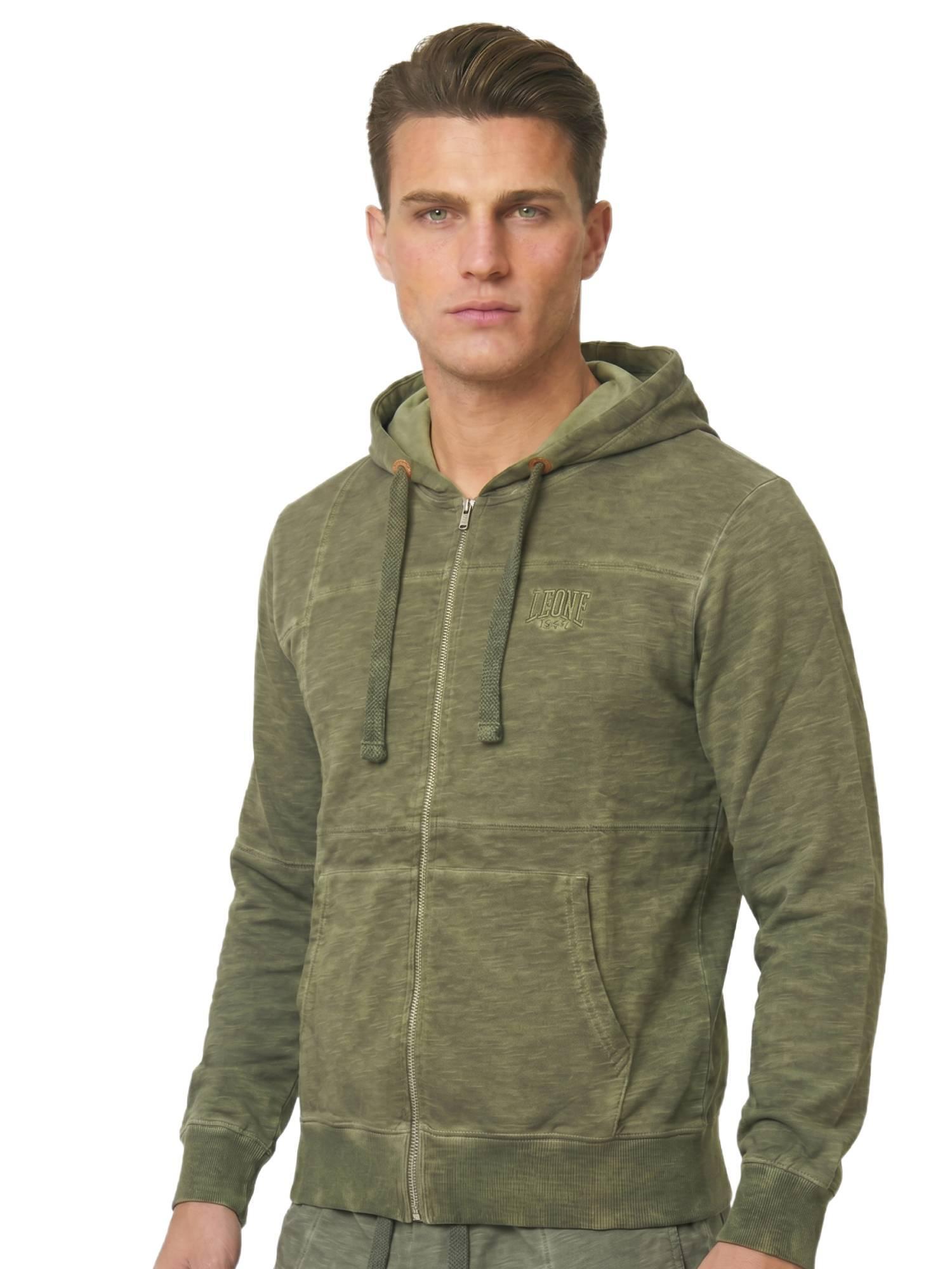 Sweat à capuche zippé Old Wash pour homme 2/5