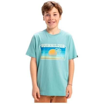 Maillot de football americain Quiksilver modèle EQBZT04845-GRN pour enfants